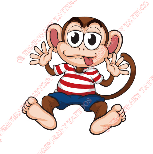 Monkey Customize Temporary Tattoos Stickers NO.8651